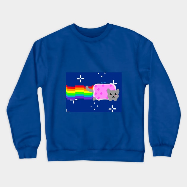 Nyan Cat ! Crewneck Sweatshirt by xJakkAttack